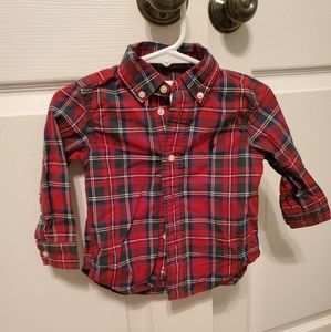 Toddler Boys Polo Button Down Shirt